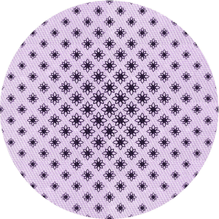 Square Patterned Lilac Purple Rug, pat3504pur