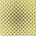 Round Patterned Sun Yellow Rug, pat3504yw