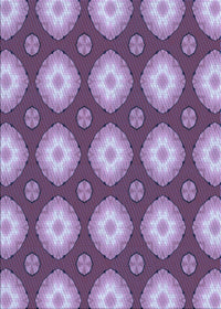 Machine Washable Transitional Bright Lilac Purple Rug, wshpat3505blu