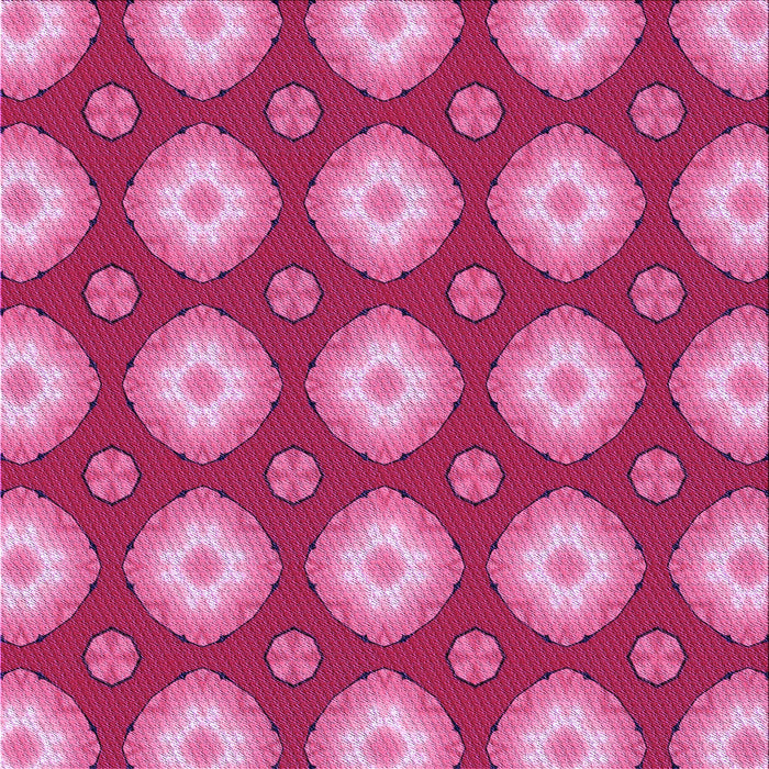 Round Machine Washable Transitional Raspberry Red Rug, wshpat3505pur