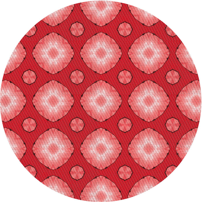 Square Machine Washable Transitional Red Rug in a Living Room, wshpat3505rd