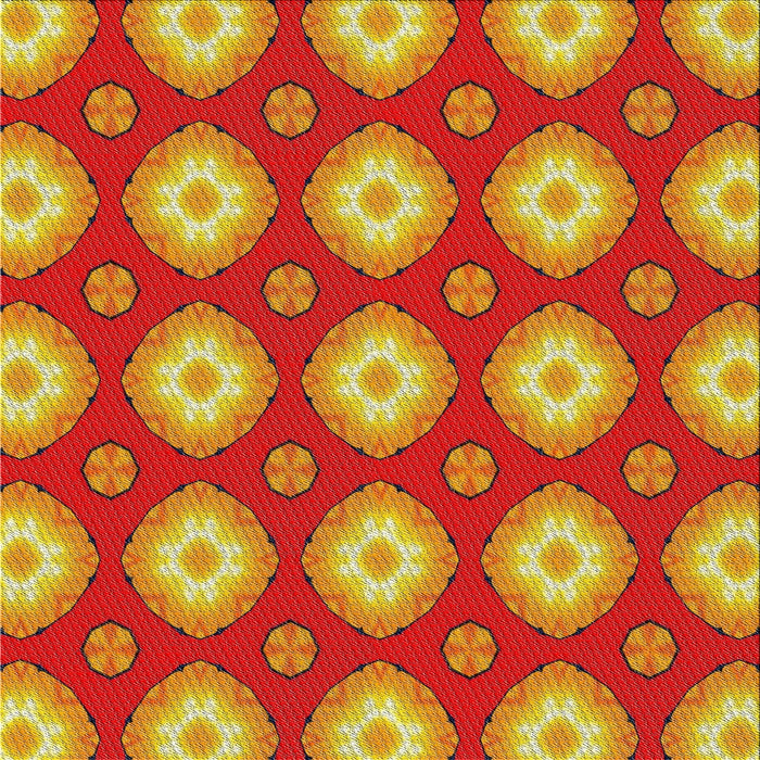 Sideview of Machine Washable Transitional Red Rug, wshpat3505