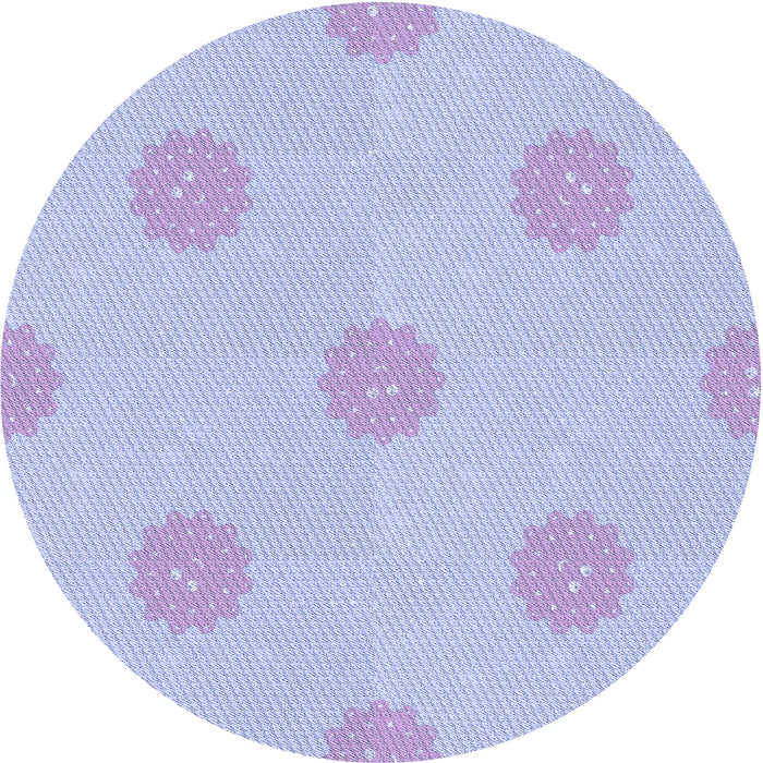 Square Machine Washable Transitional Blue Rug in a Living Room, wshpat3506blu