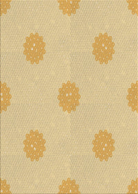 Machine Washable Transitional Golden Gold Rug, wshpat3506brn