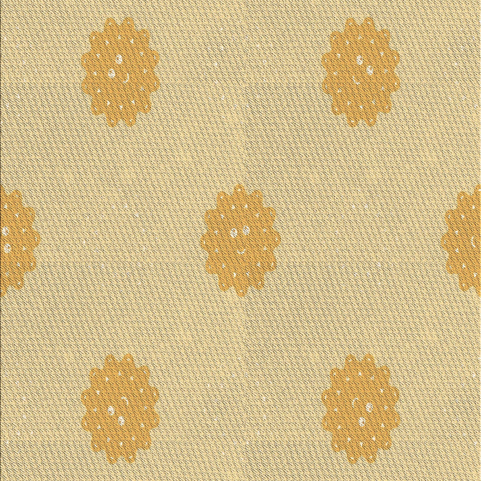 Machine Washable Transitional Golden Gold Rug, wshpat3506brn