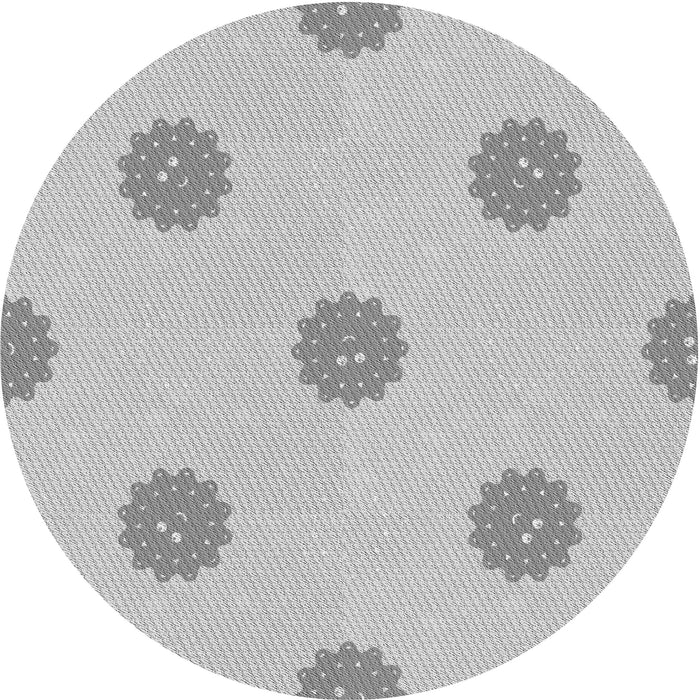 Square Machine Washable Transitional Gunmetal Gray Rug in a Living Room, wshpat3506gry