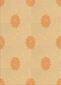 Machine Washable Transitional Orange Rug, wshpat3506org