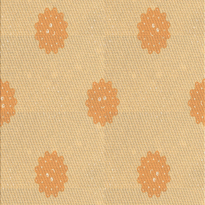 Machine Washable Transitional Orange Rug, wshpat3506org