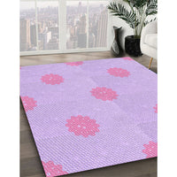 Patterned Purple Rug, pat3506pur