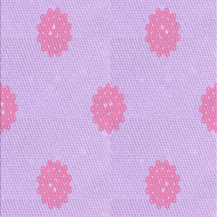 Machine Washable Transitional Purple Rug, wshpat3506pur