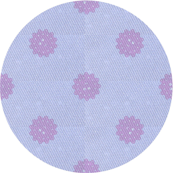 Square Machine Washable Transitional Blue Rug in a Living Room, wshpat3507blu