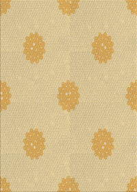 Machine Washable Transitional Golden Gold Rug, wshpat3507brn