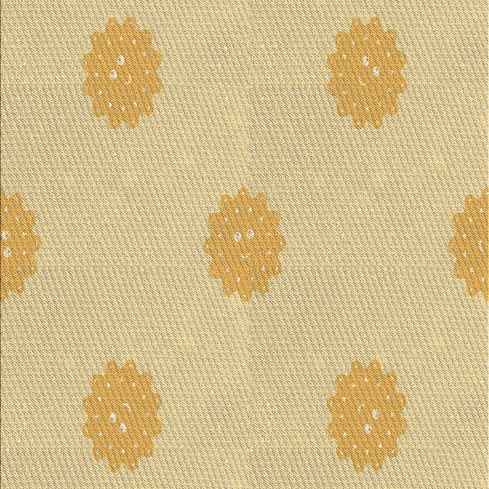 Machine Washable Transitional Golden Gold Rug, wshpat3507brn