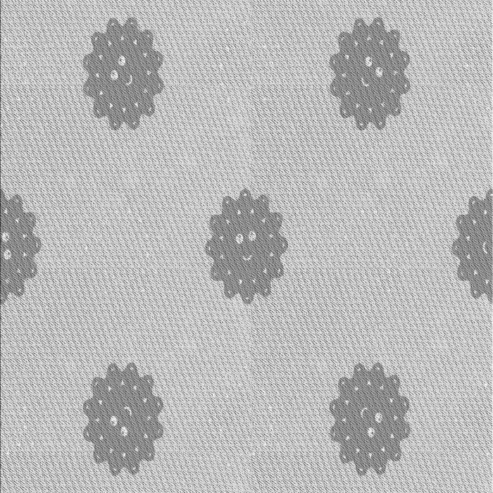 Patterned Gunmetal Gray Rug, pat3507gry