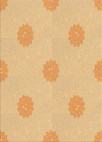 Machine Washable Transitional Orange Rug, wshpat3507org