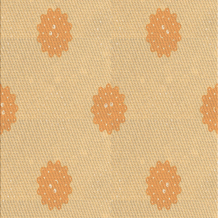 Machine Washable Transitional Orange Rug, wshpat3507org