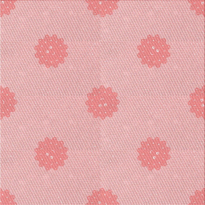 Round Patterned Red Rug, pat3507rd