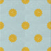 Sideview of Machine Washable Transitional Pale Blue Lily Blue Rug, wshpat3507