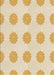 Patterned Golden Blonde Gold Rug, pat3508brn