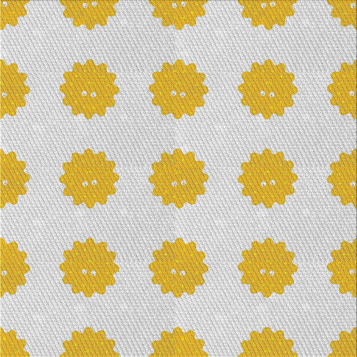 Square Patterned Light Yellow Beige Novelty Rug, pat3508