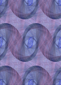Machine Washable Transitional Deep Periwinkle Purple Rug, wshpat3509blu
