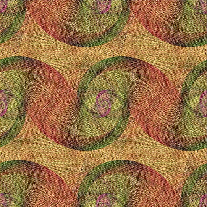 Round Machine Washable Transitional Caramel Brown Rug, wshpat3509brn