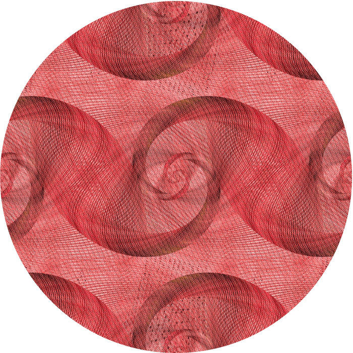 Square Machine Washable Transitional Red Rug in a Living Room, wshpat3509rd