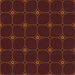 Square Patterned Brown Red Novelty Rug, pat350