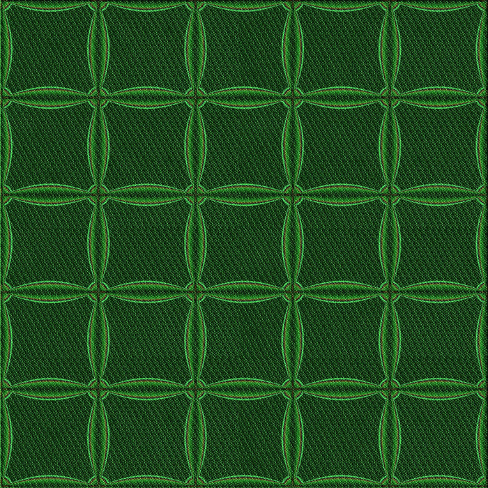 Round Machine Washable Transitional Green Rug, wshpat351grn