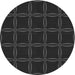 Square Patterned Midnight Gray Rug, pat351gry