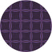 Square Patterned Purple Rug, pat351pur