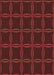 Patterned Red Rug, pat351rd