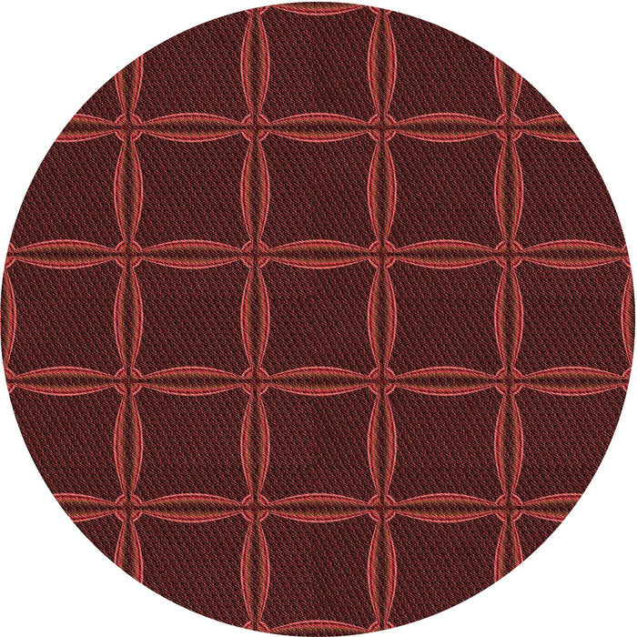 Square Machine Washable Transitional Red Rug in a Living Room, wshpat351rd