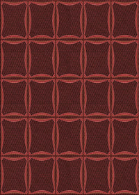 Machine Washable Transitional Red Rug, wshpat351rd