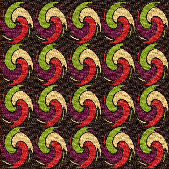 Round Machine Washable Transitional Deep Red Rug, wshpat3510org