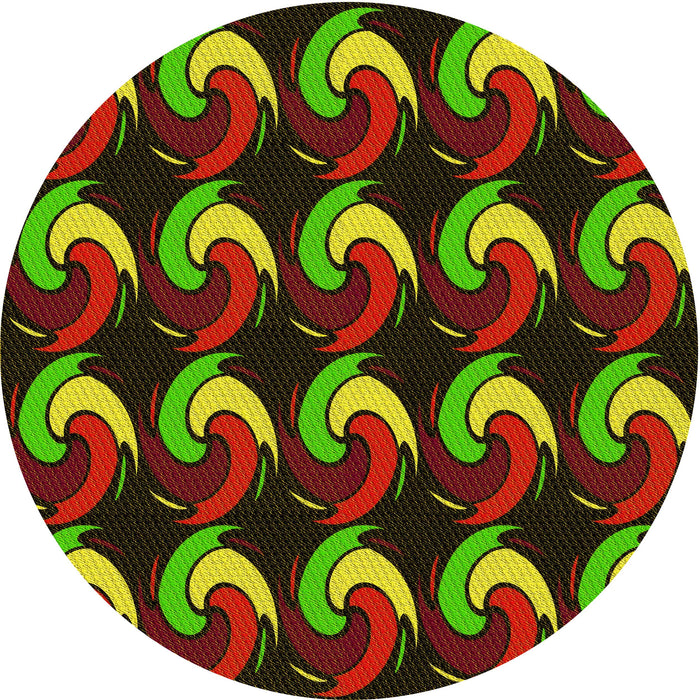 Square Machine Washable Transitional Maroon Red Rug in a Living Room, wshpat3510yw