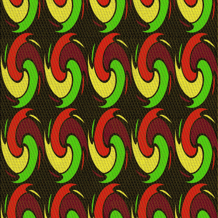 Patterned Maroon Red Rug, pat3510yw