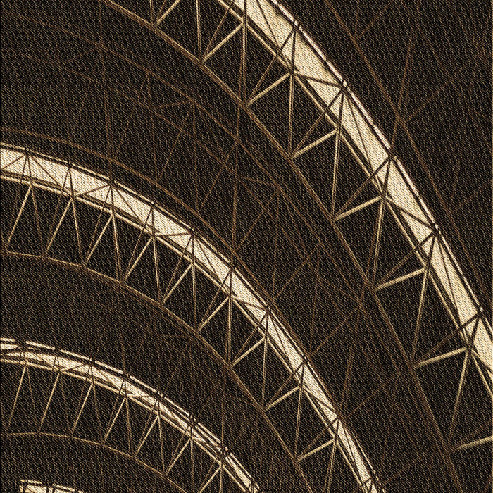 Patterned Red Brown Rug, pat3511brn