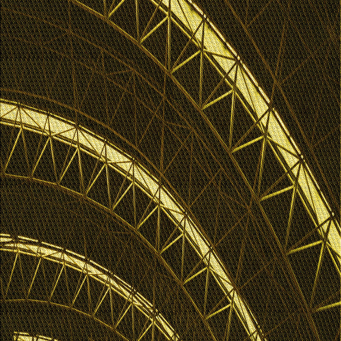 Patterned Oak Brown Rug, pat3511yw