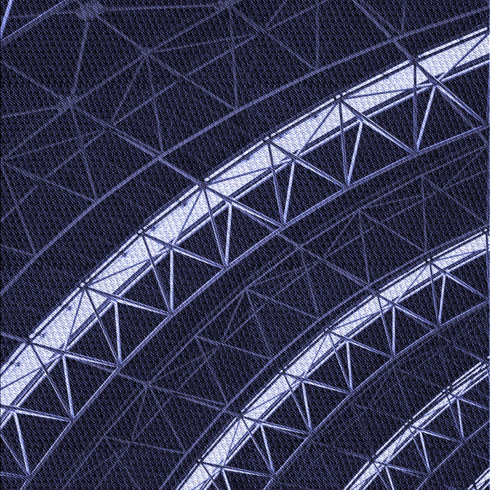 Machine Washable Transitional Deep Periwinkle Purple Rug, wshpat3512blu