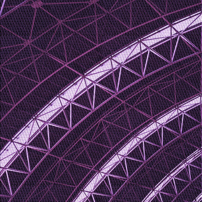 Patterned Purple Violet Purple Rug, pat3512pur