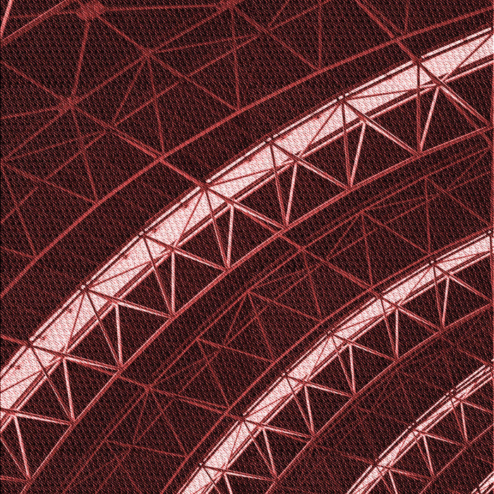 Machine Washable Transitional Brown Red Rug, wshpat3512rd