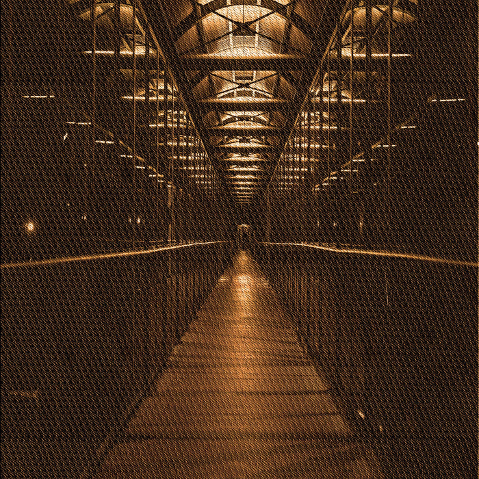 Patterned Saddle Brown Rug, pat3513org