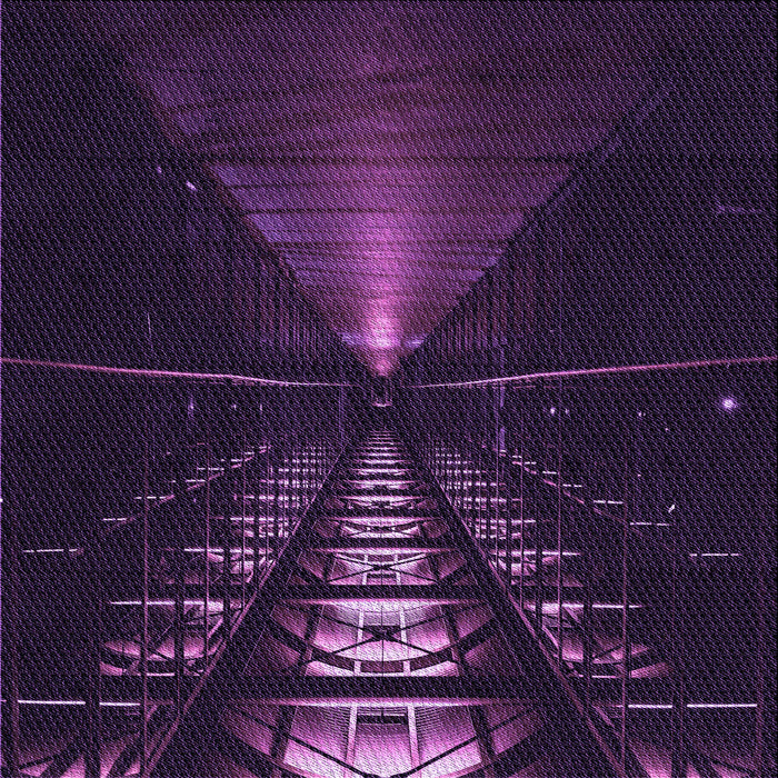 Round Patterned Deep Purple Rug, pat3513pur