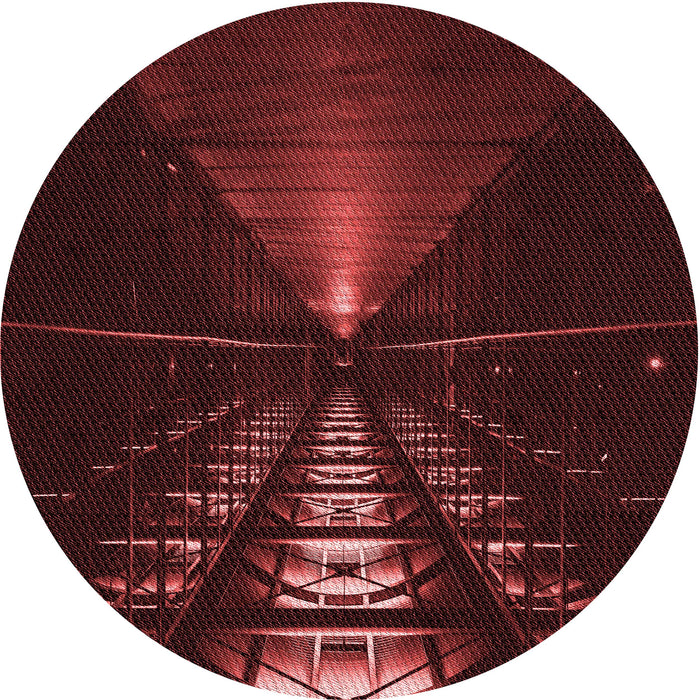 Square Machine Washable Transitional Dark Scarlet Red Rug in a Living Room, wshpat3513rd