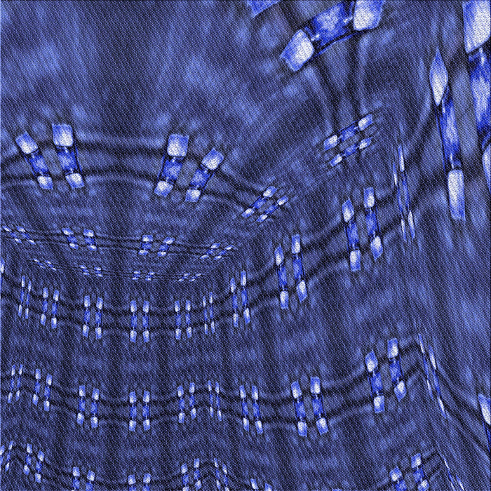 Round Machine Washable Transitional Royal Blue Rug, wshpat3514blu