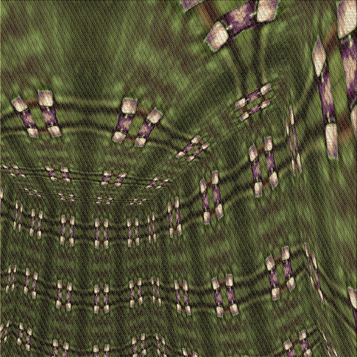 Round Patterned Oak Brown Rug, pat3514brn