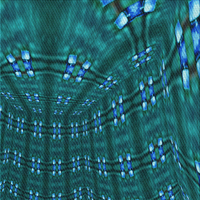 Round Machine Washable Transitional Medium Teal Green Rug, wshpat3514lblu