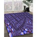 Machine Washable Transitional Purple Rug in a Family Room, wshpat3514pur