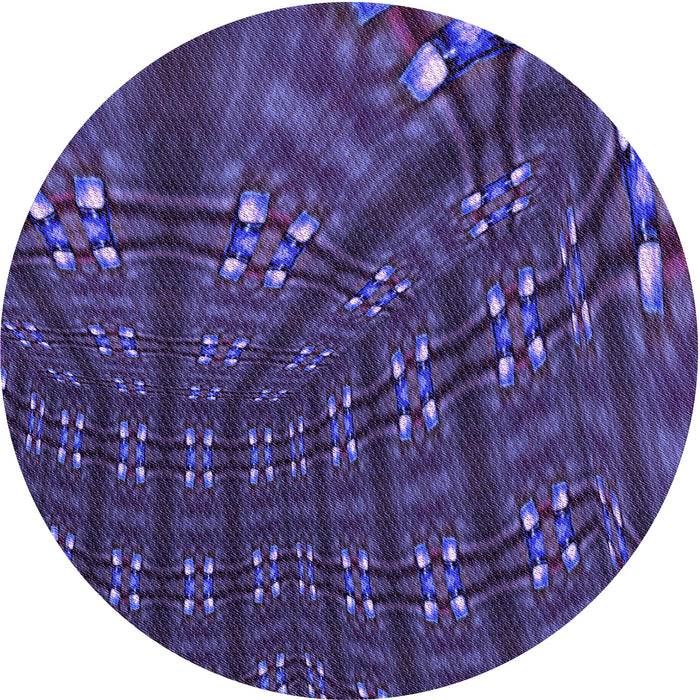 Square Patterned Purple Rug, pat3514pur